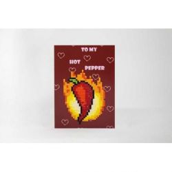 Diamond painting kaart To My Hot Pepper Wizardi WC0171