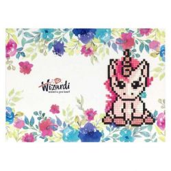 Diamond painting kaart My Little Friend Wizardi WC0338