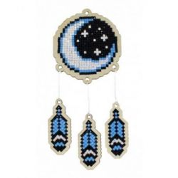 Diamond painting Dreamcatcher - Half Moon Wizardi WWP408