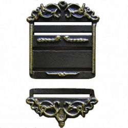 Kalenderbeslag-Koperbeslagset 10 cm. Beijer 500110