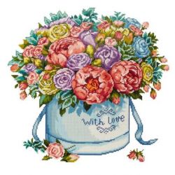 Diamond Painting Flowers Freyja Crystal-alvr-118