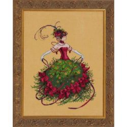 Borduurpatroon Miss Christmas Eve Mirabilia Designs-148