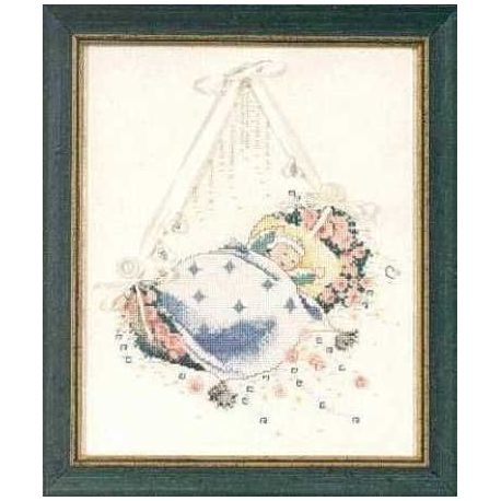 Borduurpatroon Rosebud Lullaby Mirabilia Designs-ls05