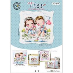 Borduurpatroon Our Wedding Photos Soda Stitch 3168