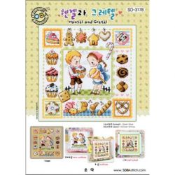 Borduurpatroon Hansel and Gretel Soda Stitch 3178