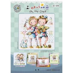 Borduurpatroon Oh my Chef Soda Stitch 3200