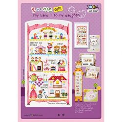 Borduurpatroon Toy Land-To my Daughter Soda Stitch g032