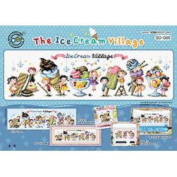 Borduurpatroon The Ice Cream Village Soda Stitch g066