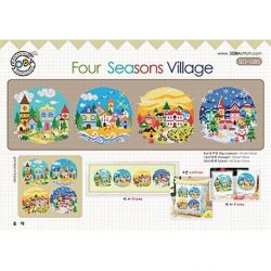 Borduurpatroon Four Seasons Village Soda Stitch g085