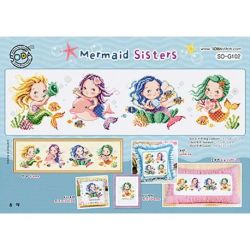 Borduurpatroon Mermaid Sisters Soda Stitch g102
