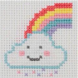 Kinderborduurpakket regenboog Anchor 3690000-10027