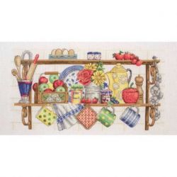 Borduurpakket The kitchen shelf ANCHOR PCE757