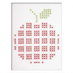 Borduurpakket groot en makkelijk appel Anchor ALBE003APPLE