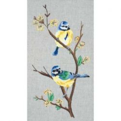 Borduurpakket Blue tits ANCHOR PE650