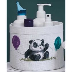 Borduurpakket babydoos panda PERMIN 79-1817