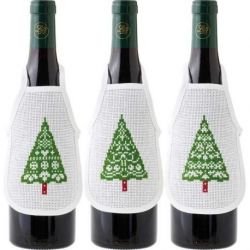 Borduurpakket flessenhangers kerstbomen PERMIN 78-2239