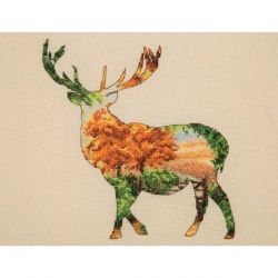 Borduurpakket Stag silhouette Maia 5678000-05043