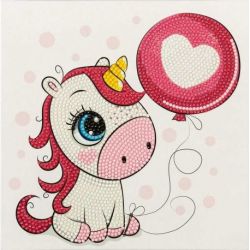 Diamond Painting Cardboard-Fairy Unicorn Freyja Crystal-albp-254
