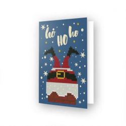 Diamond painting-Diamond Dotz Greeting Card Ho Ho Ho-Needleart World-ddg-020