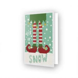Diamond painting-Diamond Dotz Greeting Card Let it Snow-Needleart World-ddg-021