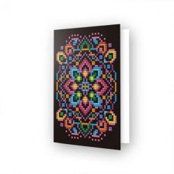 Diamond painting-Diamond Dotz Greeting Card Black Star-Needleart World-ddg-023