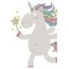 Diamond painting-Diamond Dotz Greeting Card Unicorn Wish Needleart World-ddg-034
