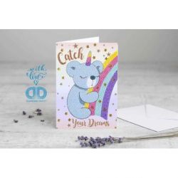 Diamond painting-Diamond Dotz Greeting Card Catch your Dreams Needleart World-ddg-035