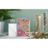 Diamond painting-Diamond Dotz Greeting Card Heart Mosaic Needleart World-ddg-037