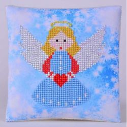 Diamond Dotz Christmas Angel Pillow-Needleart World ddp02-018