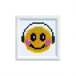 Diamond painting-Diamond Dotz Smiling Groove DD Kit with Frame-Needleart World-dds-009f