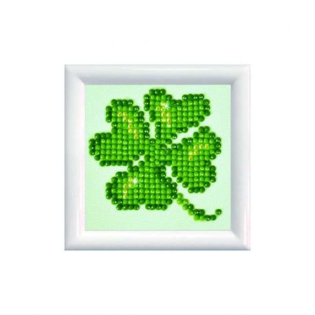 Diamond painting-Diamond Dotz Lucky Leaves DD Kit with Frame-Needleart World-dds-011f