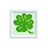 Diamond painting-Diamond Dotz Lucky Leaves DD Kit with Frame-Needleart World-dds-011f