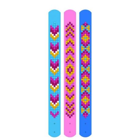Diamond painting-Diamond Dotz Dotzies 3 Bracelets Multi Pack-Waves-Needleart World-dtz11-012