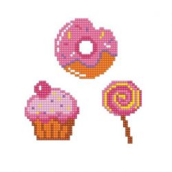 Diamond painting-Diamond Dotz Dotzies 3 Stickers Multi Pack-Yum-Needleart World-dtz12-015