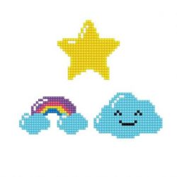 Diamond painting-Diamond Dotz Dotzies 3 Stickers Multi Pack-Sky-Needleart World-dtz12-017