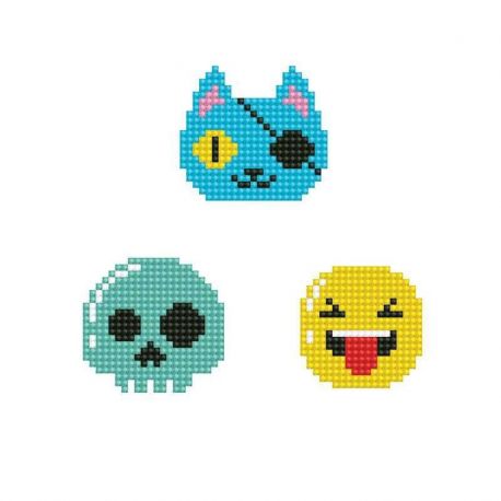 Diamond painting-Diamond Dotz Dotzies 3 Stickers Multi Pack-Look-Needleart World-dtz12-018