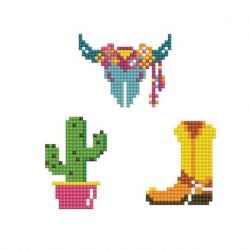 Diamond painting-Diamond Dotz Dotzies 3 Stickers Multi Pack-West-Needleart World-dtz12-023