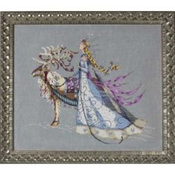 Borduurpatroon met speciale materialen The Snow Queen Mirabilia Designs-143s