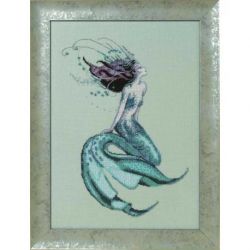 Borduurpatroon met speciale materialen Lilith of Labrador Mirabilia Designs-167s