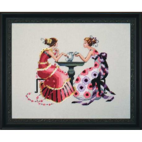 Borduurpatroon met speciale materialen Tea Mirabilia Designs-182s