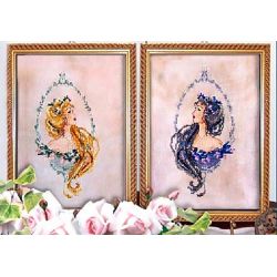 Blond and Brunette Cameos