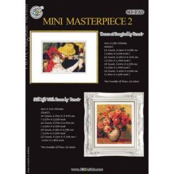 Borduurpatroon Mini Masterpiece 2 - Renoir Soda Stitch-fa02