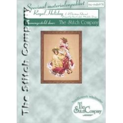 Borduurpatroon met speciale materialen Royal Holiday A Christmas Queen Mirabilia Designs-078s