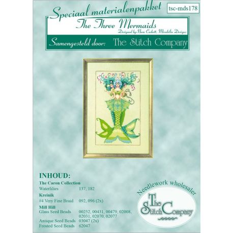 Borduurpatroon The Three Mermaids Mirabilia Designs-178