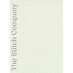 Borduurstofstukje Weefstof evenweave 11 draads wit Ubelhör fabrics-e28001s8