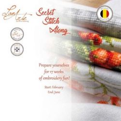 Borduurpakket Holly Jolly Amaryllis LanArte PN-0198291