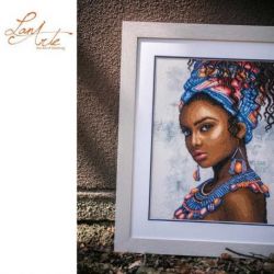 Borduurpakket Hoofddoekmodel LanArte PN-0200685