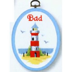 Borduurpakket Deurhanger badkamer 2012-44257 Vervaco PN-0012706