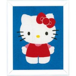 Borduurpakket Voorbedrukt Hello Kitty Vervaco PN-0148987