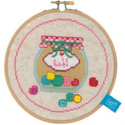 Borduurpakket Lief lyfestile knoopjespot Vervaco PN-0150923